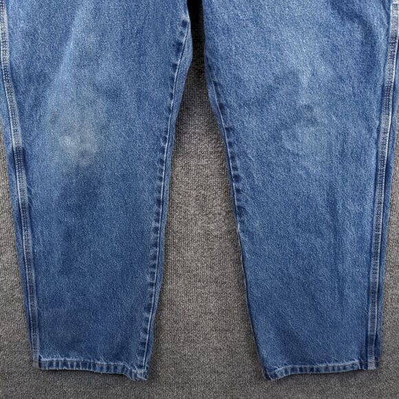 Wrangler Men's Riggs Workwear Carpenter Jeans Blue Size 38x32 Hammer Loop Cotton - Picture 8 of 15